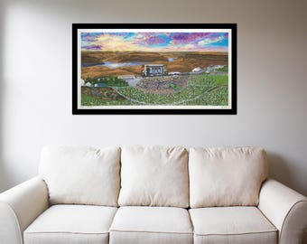 The Gorge Amphitheatre Fine Art Print