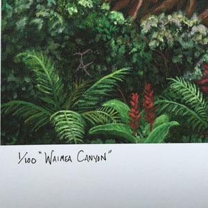 Impresión de bellas artes del Cañón de Waimea imagen 4