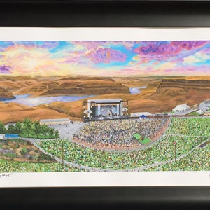 The Gorge Amphitheatre Fine Art Print immagine 3