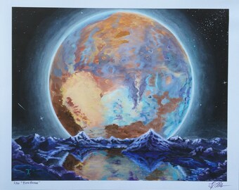 Pluto Rising Fine Art Print