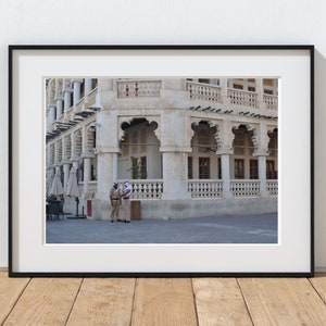 Doha Print: Souq Waqif Architecture, Middle East Photography