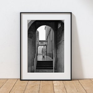 Doha, Qatar Print: Souq Waqif, Black and White Travel Photography