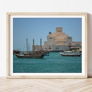 Museum of Islamic Art Print: Doha Architecture, Middle East Wall Art
