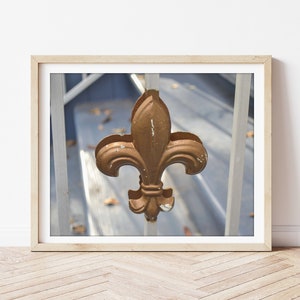 Fleur de Lis Photography Print: New Orleans French Quarter Wall Art