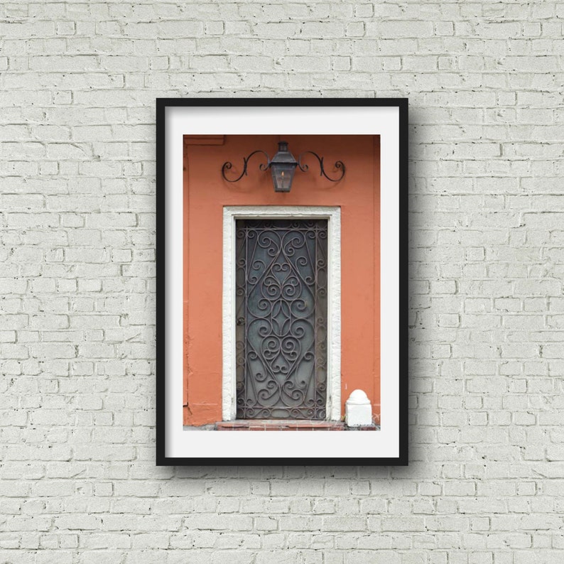 New Orleans wall art, French Quarter door print, NOLA photography, Louisiana wall decor image 2