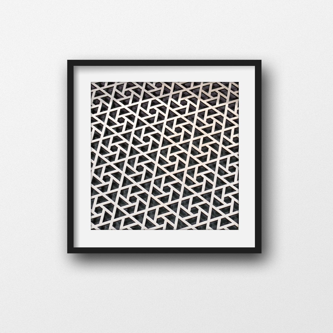 Doha Abstract Geometric Print: Middle East Photography Wall Art - Etsy