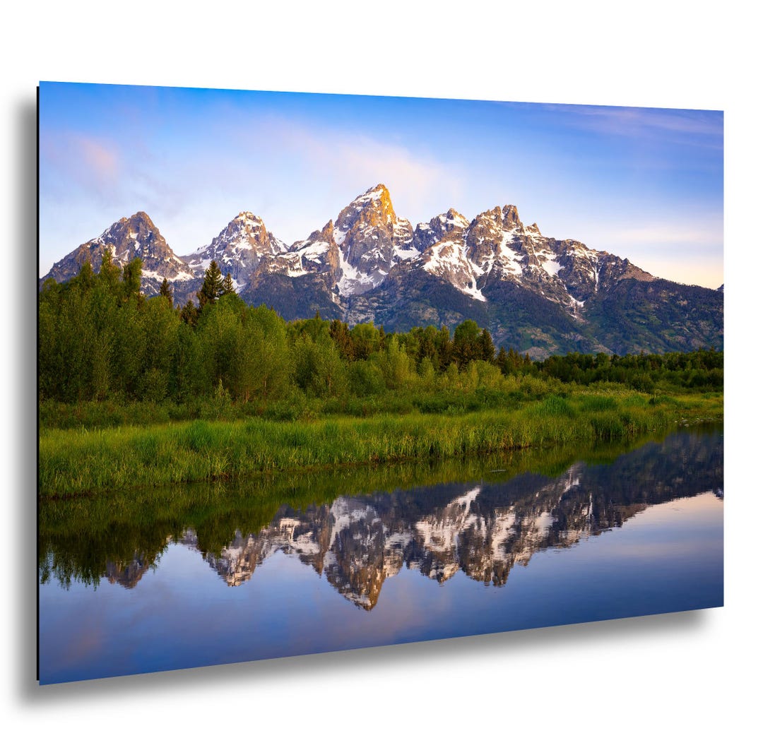 Grand Teton Print – Mountain Reflection – Mountains Wall Decor – Grand ...
