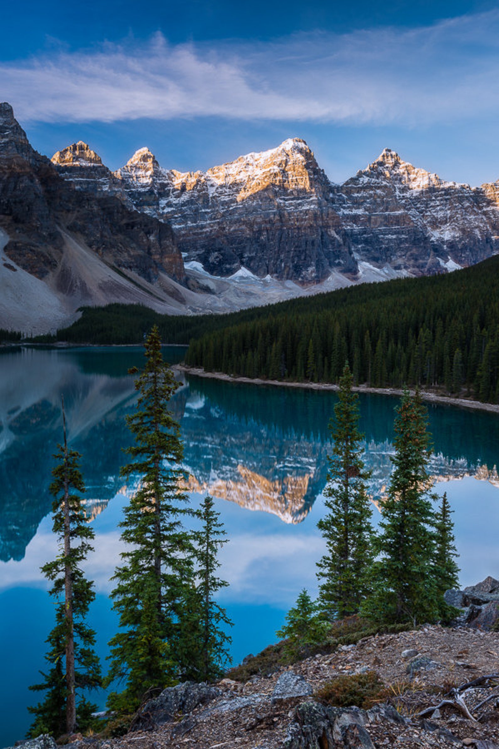 Fine Art Photo Print Moraine Lake Valley of the Ten Peaks Etsy