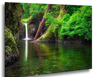 Punchbowl Falls Print – Columbia Gorge Photography – Eagle Creek Hike – Oregon Landscape Art – Photo on Paper, Canvas, Metal, Acrylic