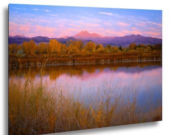 Longs Peak Photography – Colorado Fall Colors Decor – Longmont Boulder County Print – Photo on Paper, Canvas, Metal, Acrylic