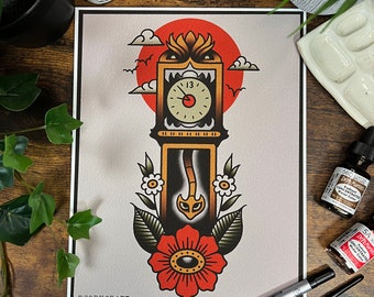 Haunted Mansion Wall Clock - Etsy