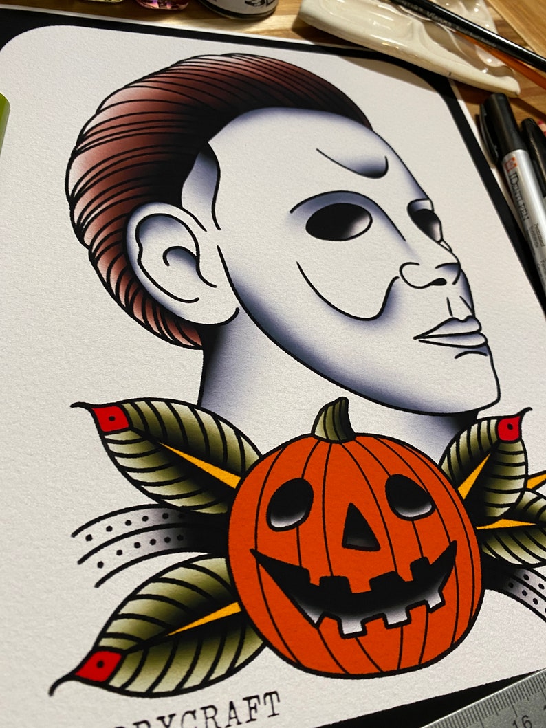 Michael Myers Halloween Art Print | Etsy