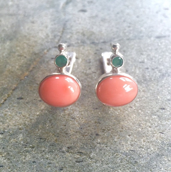 Etsy clearance coral earrings