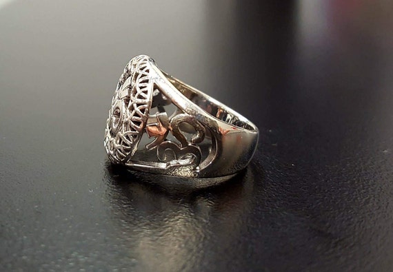WOMAN RING - 92.5 Silver OM Ring – Amaltaas