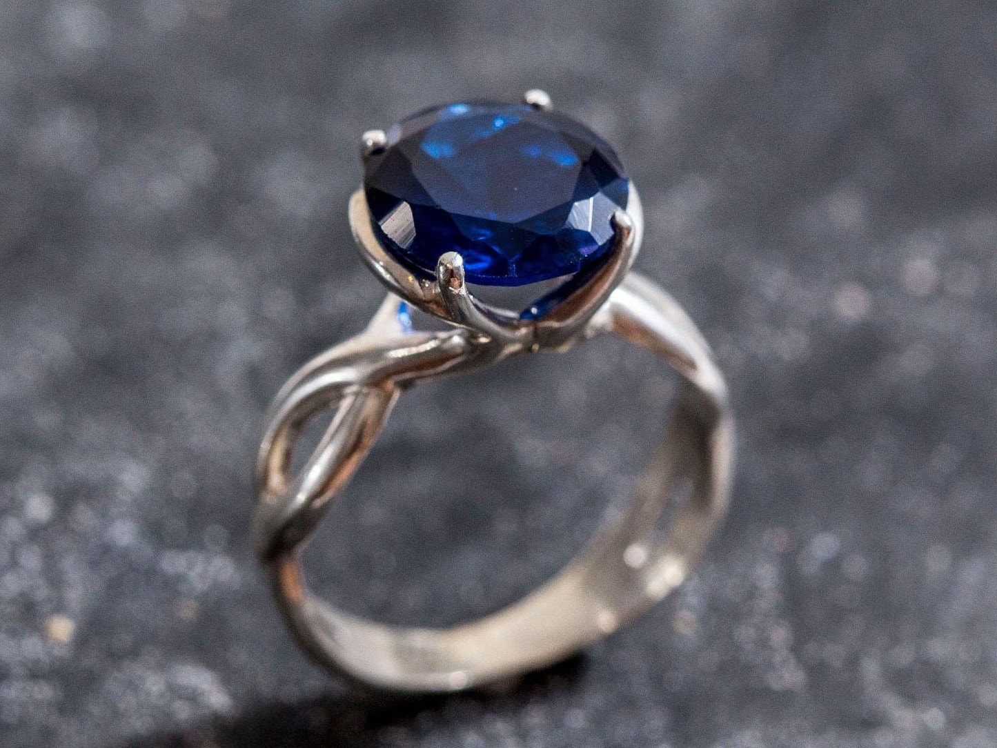 Lab Created Sapphire Etsy UK