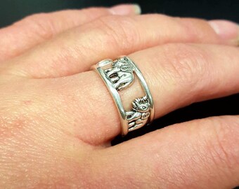 Bague éléphant En Argent Massif 925 - Taille 52 - Occasion Très Bon état