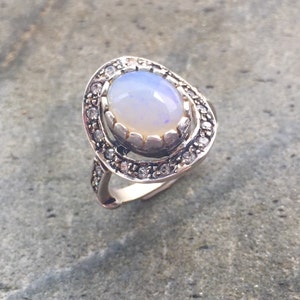 Opal Ring, Natural Opal Ring, Australian Opal, Natural Opal, Vintage ...