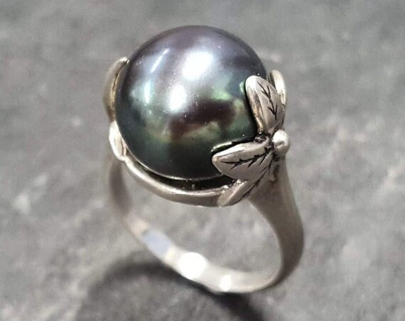 Anello perla deals nera