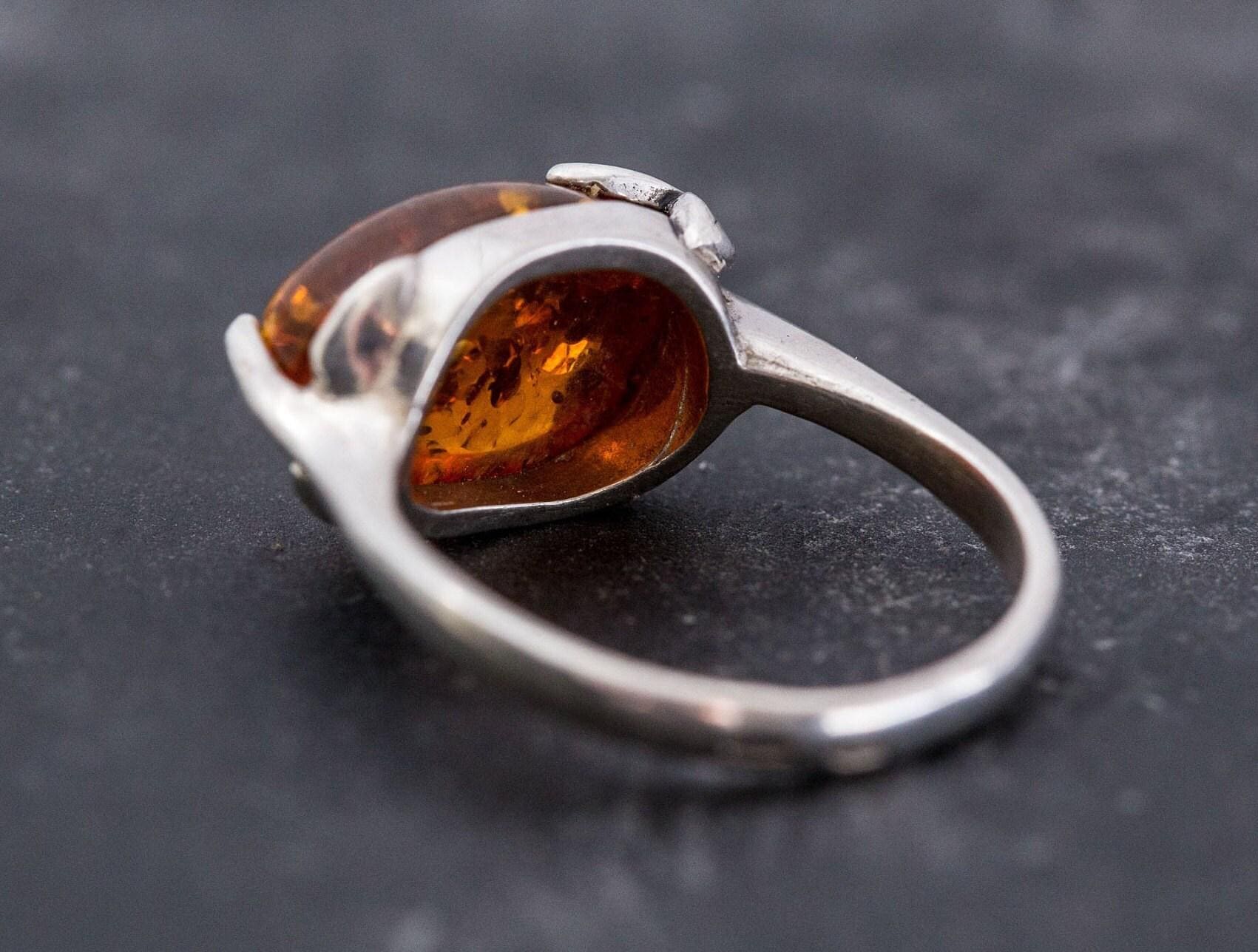 琥珀　アクセサリー　ヴィンテージ 7品 H842 琥珀 コハク アンバー 875刻印 ペンダント トップ デザイン