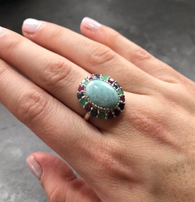 Victorian Ruby Ring, Ruby Ring, Natural Ruby, July Birthstone, Unique Ring, Solid Silver Ring, Statement Ring, July Ring, Red Ring, Ruby image 7