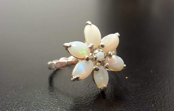 Opal daisy sale ring