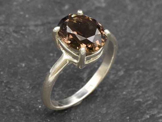 Drops of Rain Topaz/Smokey Topaz Ring Drops of Rain Topaz/Smokey Topaz Ring