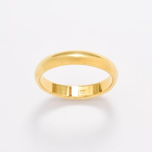 Gold Band, Wedding Gold Band, Wedding Band, Thin Gold Band, Stackable Ring, Wedding Ring, Gold Wedding Ring, Gold Plated Ring, 18K Gold Ring