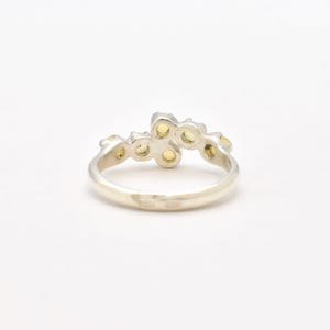 Anillo de ópalo de fuego, ópalo natural, banda de ópalo, ópalo etíope, ópalo auténtico, banda de ópalo vintage, piedra de nacimiento de octubre, anillo de plata maciza, ópalo de fuego imagen 10