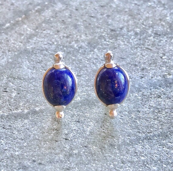 Etsy lapis earrings deals
