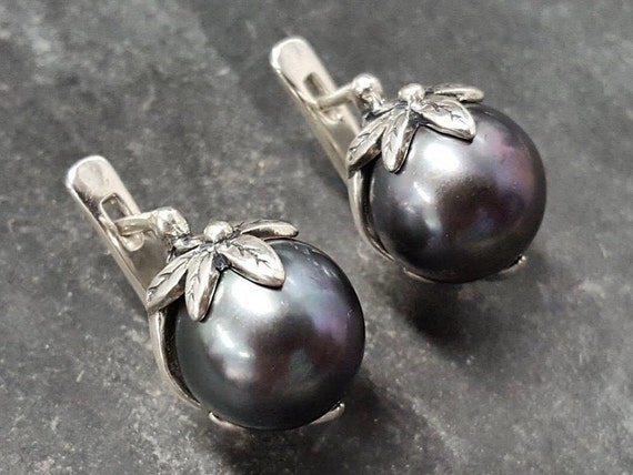 Edwardian Natural Pearl & Diamond Drop Earrings (147P) | The Antique  Jewellery Company