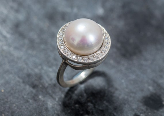Pearl Leaf Ring in Sterling Silver - Healing Jewelry Store | Natural pearl  ring, Jewelry ring box, Natural pearls