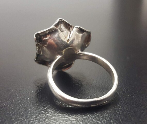 Anello Argento 925 Quarzo Rosa Misura 14/15 - X67 - Foto 9