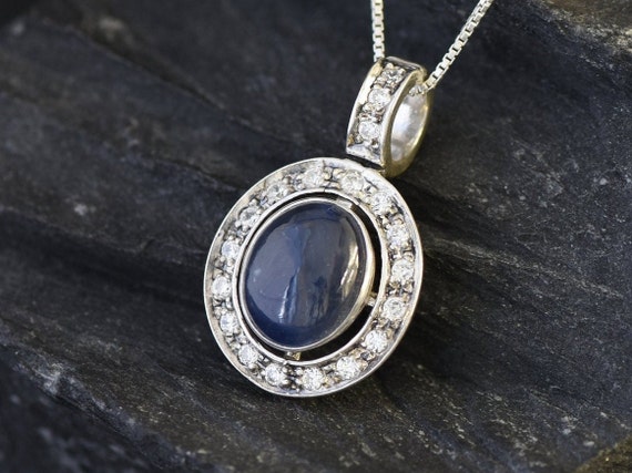 Natural sapphire best sale pendant