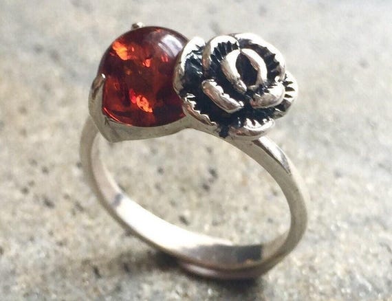 Ambra Baltica Naturale Molto Antica - Set Colletto E Anello - Foto 3