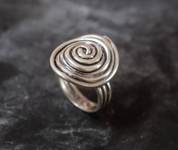 Triple Spiral Ring, Celtic Ring, Irish Jewelry, Celtic Knot Jewelry, Irish  Ring, Irish Dance Gift, Celtic Spiral, Pagan Ring, Wiccan Ring - Etsy