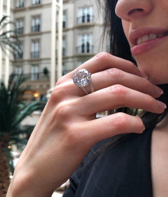 Large Baguette Flower Daisy Diamond Ring | Nina Segal Jewelry
