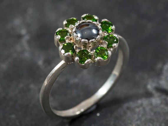 Etsy hematite ring deals