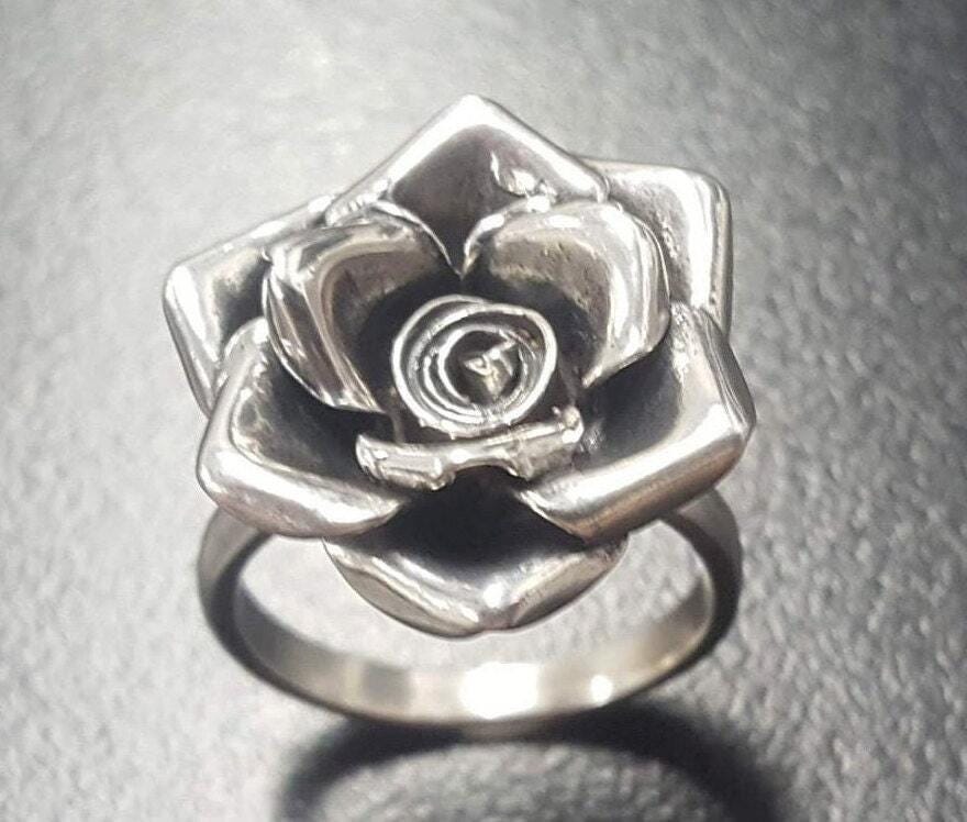 Order & Smile Schmuck Zehenring Silber Zehenring Blumen, Gestempelt