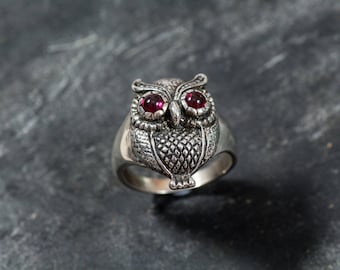 フクロウリング、シルバーフクロウリング、ガーネットリング、アーティ