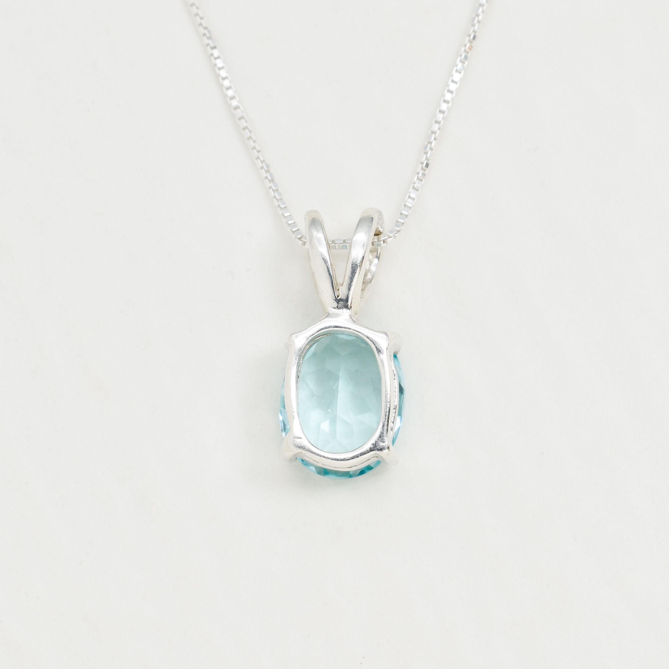 Pleasing Smoky Topaz Gemstone 925 Sterling Silver Handmade Pendant S-40