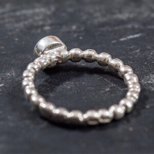 Lünette Rubin Ring, natürlicher Rubin, Roter Rubin Ring, Juli Birthstone, Roter Ring, Vintage Rubin Ring, Rubin Versprechen Ring, Juli Ring, Massiver Silber Ring Bild 10