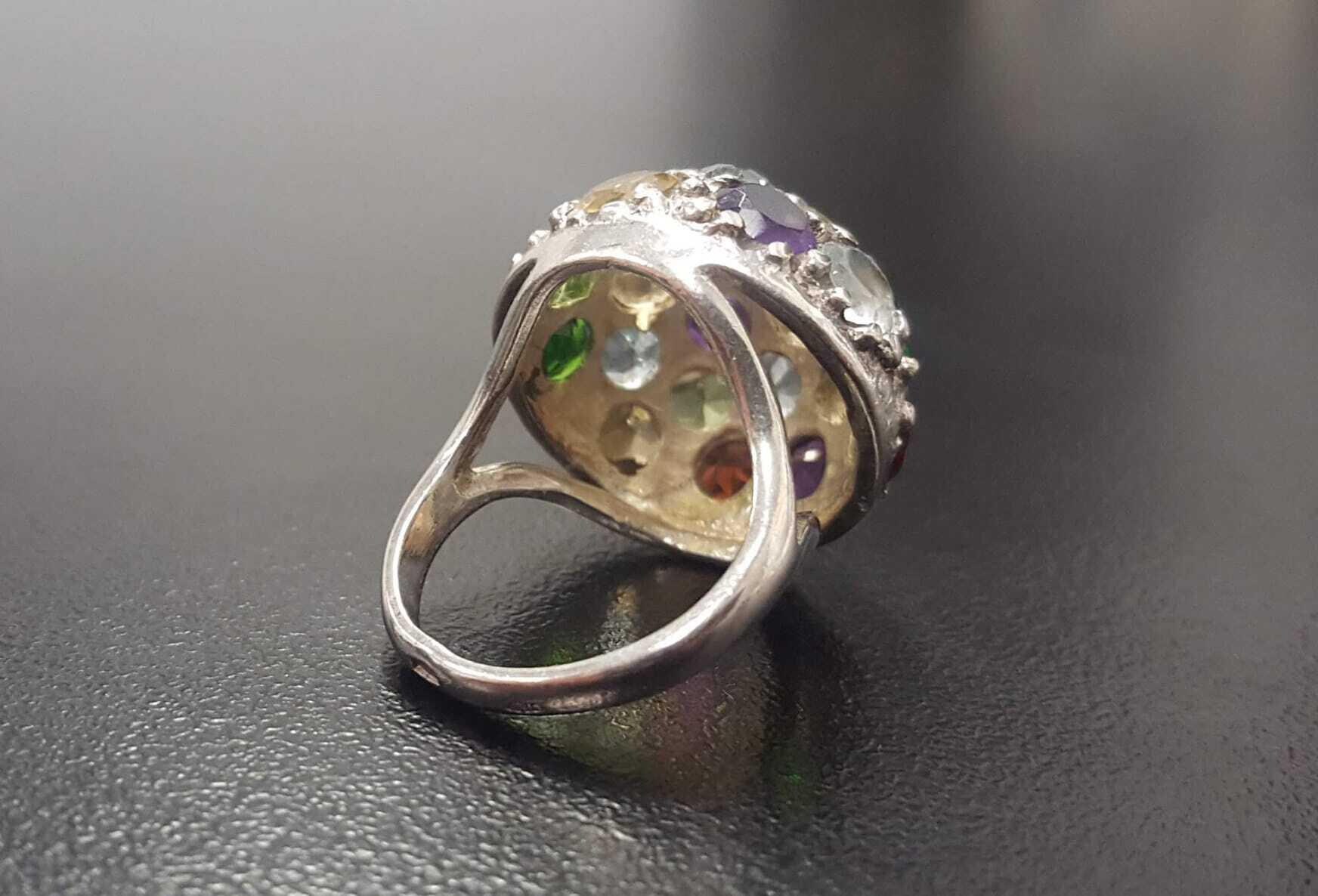 英国製（イギリス製） K14 ホワイトゴールド 天然 オパール レディース