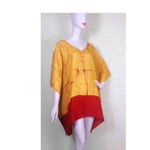 short kaftans, silk short caftans, short caftans, silk short kaftans, silk tops, silk poncho top, boho top, silk coverups, silk tunic top.