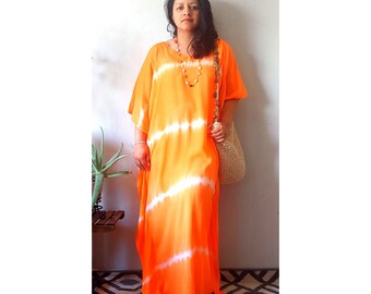 orange kaftan Kleid, orange kaftan, orange kaftan, orange kaftan, kaftans für Frauen, Kaftans, Kaftans für Frauen, Kaftan, Boho Kleid