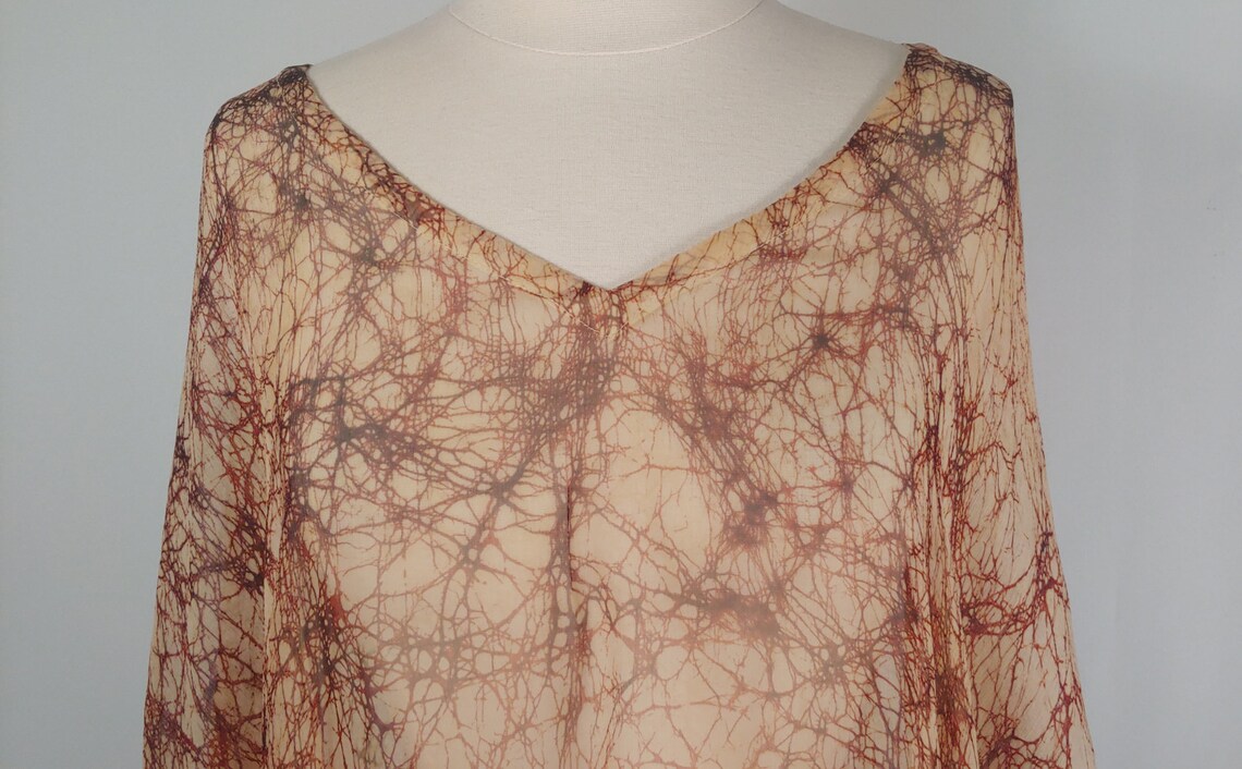 Sheer Satin Kaftan