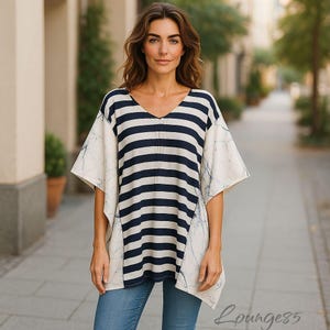 Batik cotton kaftan. Batik cotton poncho, cotton tunic, women&#39;s poncho, black and white poncho, batik, opart batik clothing, beach cover-up,
