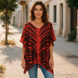 kaftan corto, caftan corto, kaftanes cortos, kaftan blanqueado, top kaftan, poncho teñido anudado, top poncho, kaftan negro, top boho, kaftan corto