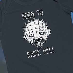 Spooky babyromper: pinhead horror, Born to Raise Hell