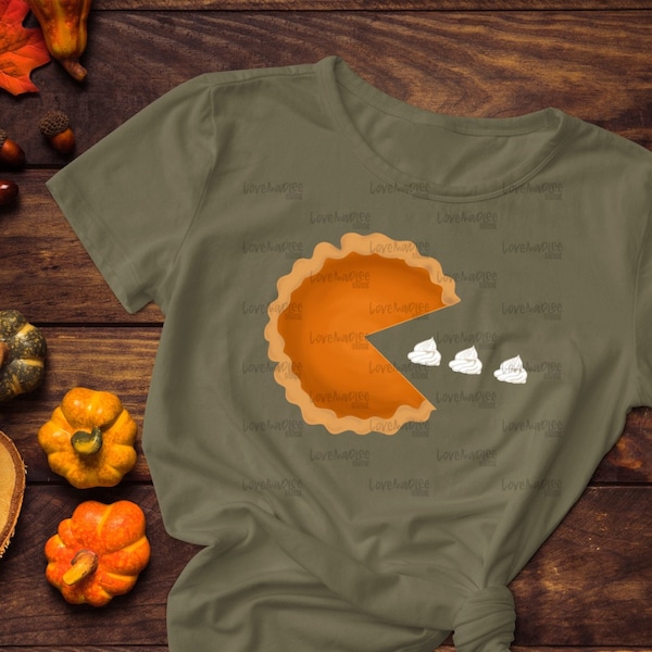 Pumpkin Pie Whipped Cream Monster PNG, Shirt Sublimation, Screenprint Files