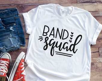 Band Squad SVG - Marching Band SVG - Band SVG - Marching Band Shirt - Squad svg - School svg Files for Silhouette Studio/Cricut Design Space